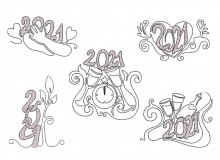 Stickserie - Willkommen 2021